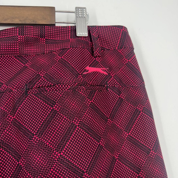 Slazenger Womens Size 14 Golf Pants Red Stretch Outdoor Activewear Hydro-Dri - Picture 2 of 8